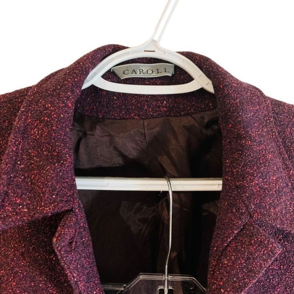 🍇Kit of 2: Medium Purple Wool Polyester Skirt+Jacket Caroll Like Brand New🍇 - Picture 11 of 12